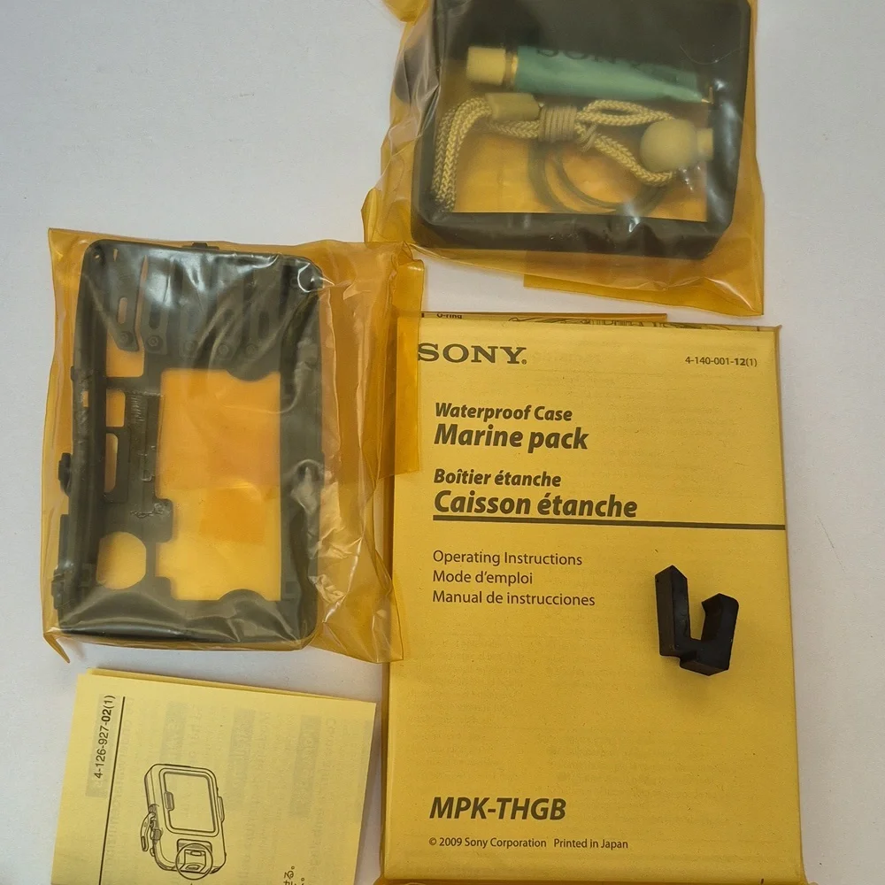 Sony Digital Camera Waterproof Cyber-shot Marine Pack MTK- THG T700 T90 T77 Y2k